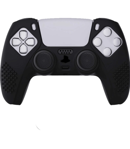 Silicone Case PS5 Controller  - Black  for sale in Egypt from Games2Egypt