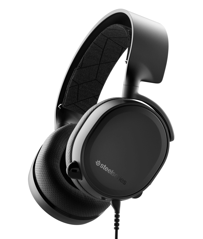 STEELSERIES ARCTIS 3 wired Gaming HEADSET - Black  for sale in Egypt from Games2Egypt