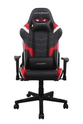 كرسي ألعاب DXRacer P Series - أسود وأحمر