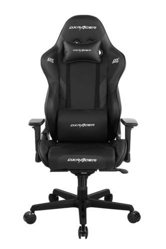 DXRacer PRINCE L Black & Blue PVC Leather 