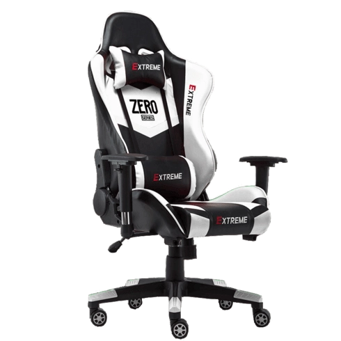 Extreme Zero Gaming Chair - White&Black  for sale in Egypt from Games2Egypt