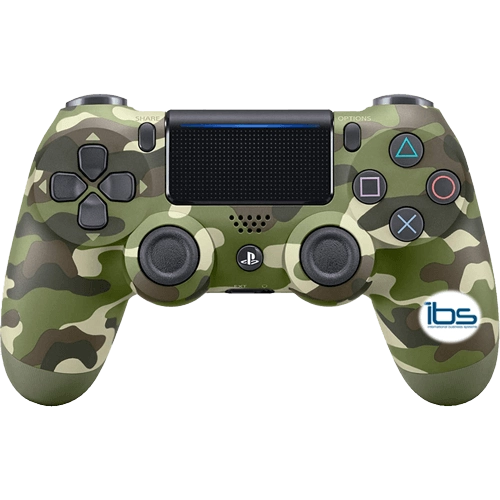 DUALSHOCK 4 PS4 Controller - Green Camouflage - IBS Warranty   for sale in Egypt from Games2Egypt