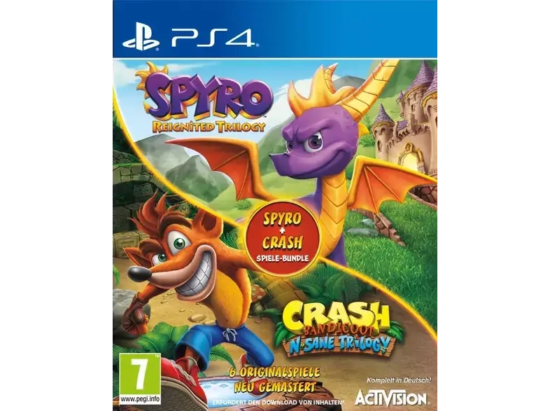 Spyro & Crash Remastered Bundle - PS4  for sale in Egypt from Games2Egypt