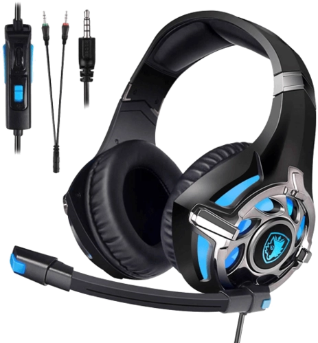 Sades SA822 Wired Gaming Headphone - Black