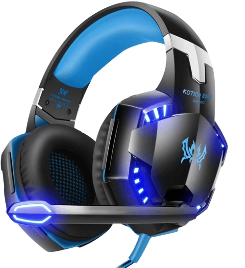 KOTION EACH GS600 Blue - Wired Gaming Headset    for sale in Egypt from Games2Egypt