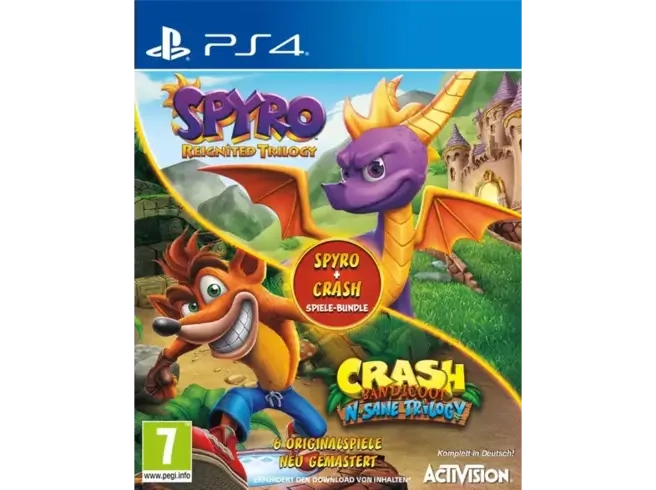 Spyro & Crash Remastered Bundle -PS4 -Used  for sale in Egypt from Games2Egypt