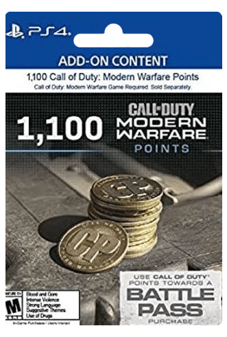 1,100 CALL OF DUTY: MODERN WARFARE POINTS - Digital  for sale in Egypt from Games2Egypt