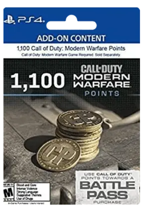 1,100 CALL OF DUTY: MODERN WARFARE POINTS - Digital