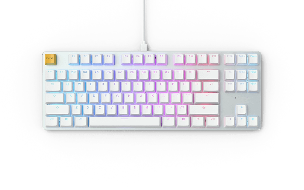 Glorious GMMK-TKL - Tenkeyless - Brown Switch	-white   for sale in Egypt from Games2Egypt