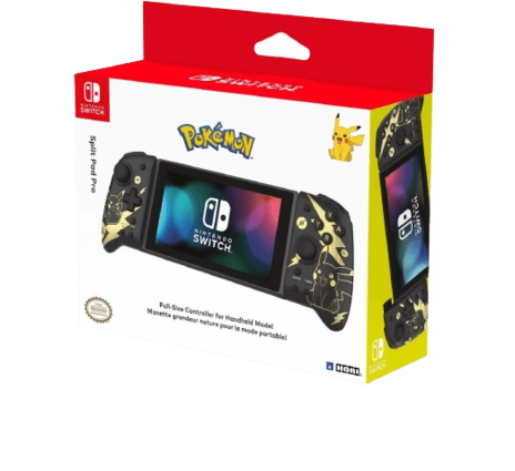 Nintendo Switch Split Pad Pro -  Pokemon: Black & Gold Pikachu Editions