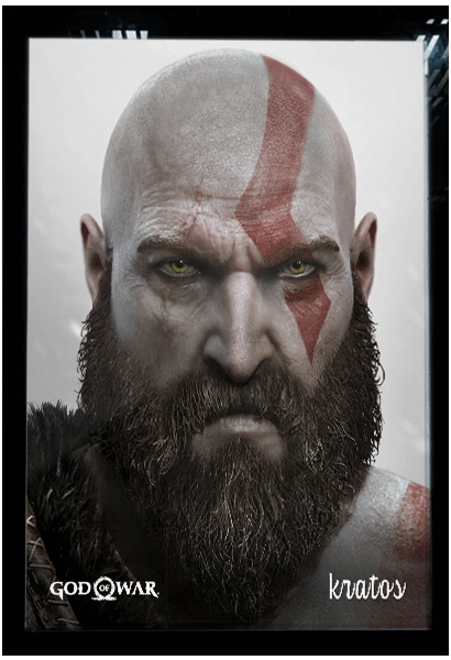 Kratos - Gaming Poster   for sale in Egypt from Games2Egypt