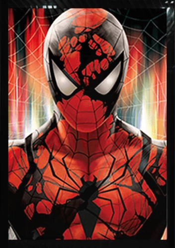 Spider Man 3D Marvel Poster 