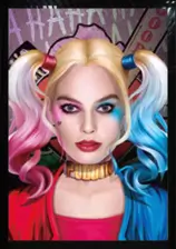 Harley Quinn & Joker - 3D Movies Poster