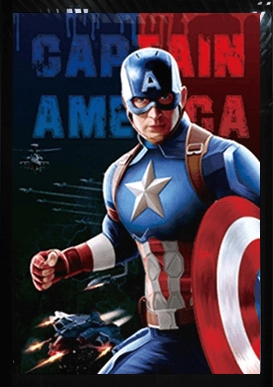 Captain America - 3D Movies Poster   for sale in Egypt from Games2Egypt