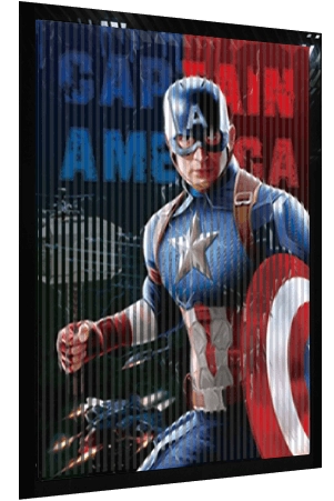 Captain America - 3D Movies Poster   for sale in Egypt from Games2Egypt