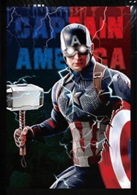 Captain America - 3D Movies Poster   for sale in Egypt from Games2Egypt