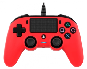 Nacon Wired Compact PS4 Controller - Red -  for sale in Egypt from Games2Egypt