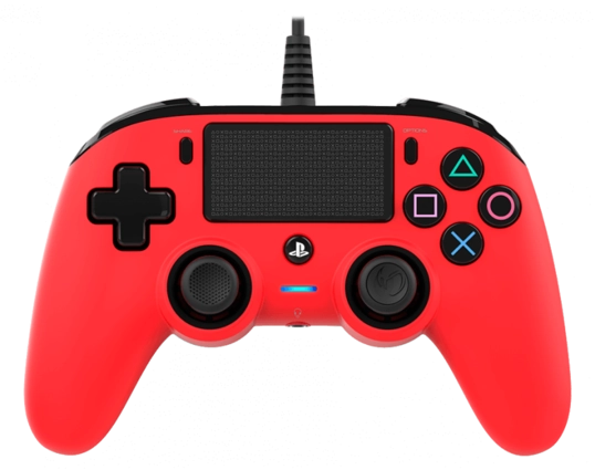 Nacon Wired Compact PS4 Controller - Red