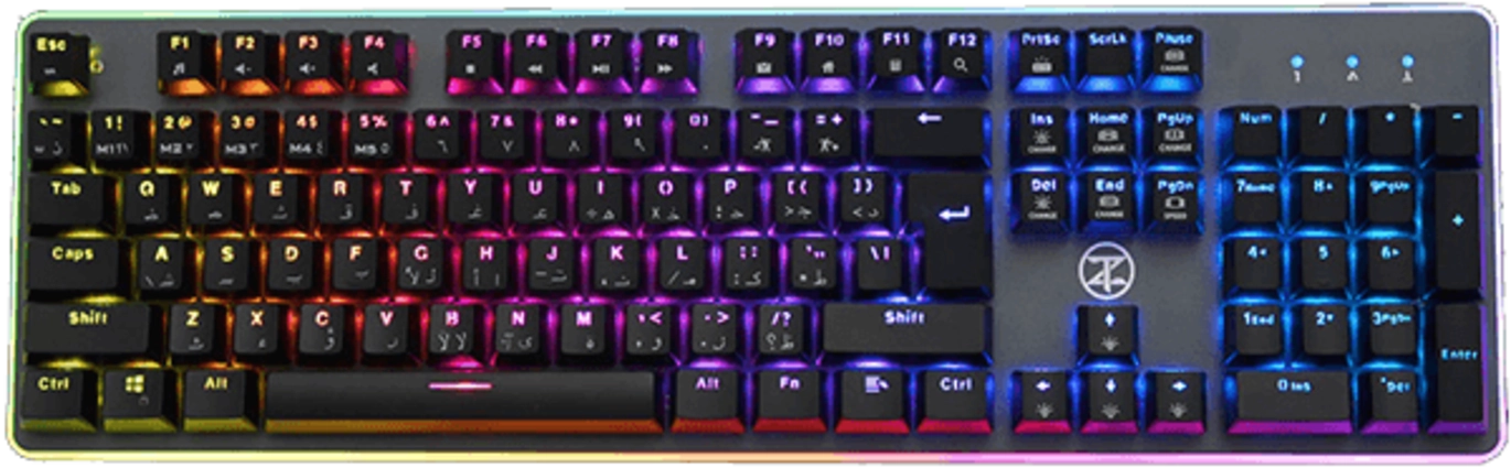 TechnoZone E28 Frame RGB Mechanical - Wired Gaming Keyboard