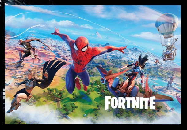  Fortnite Spider Man Skin - Gaming Poster