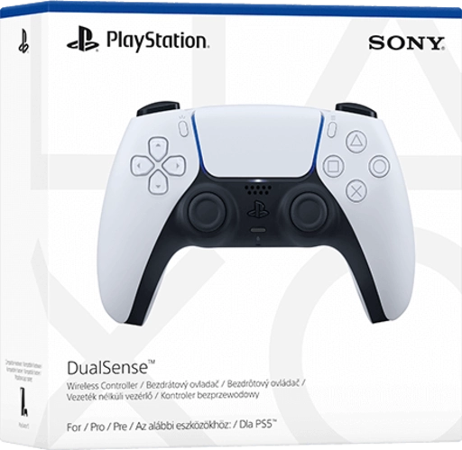 DualSense PS5 Controller - White  for sale in Egypt from Games2Egypt