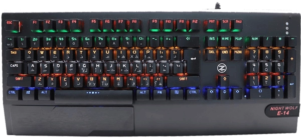 TechnoZone E14 - Wired Gaming Keyboard  for sale in Egypt from Games2Egypt