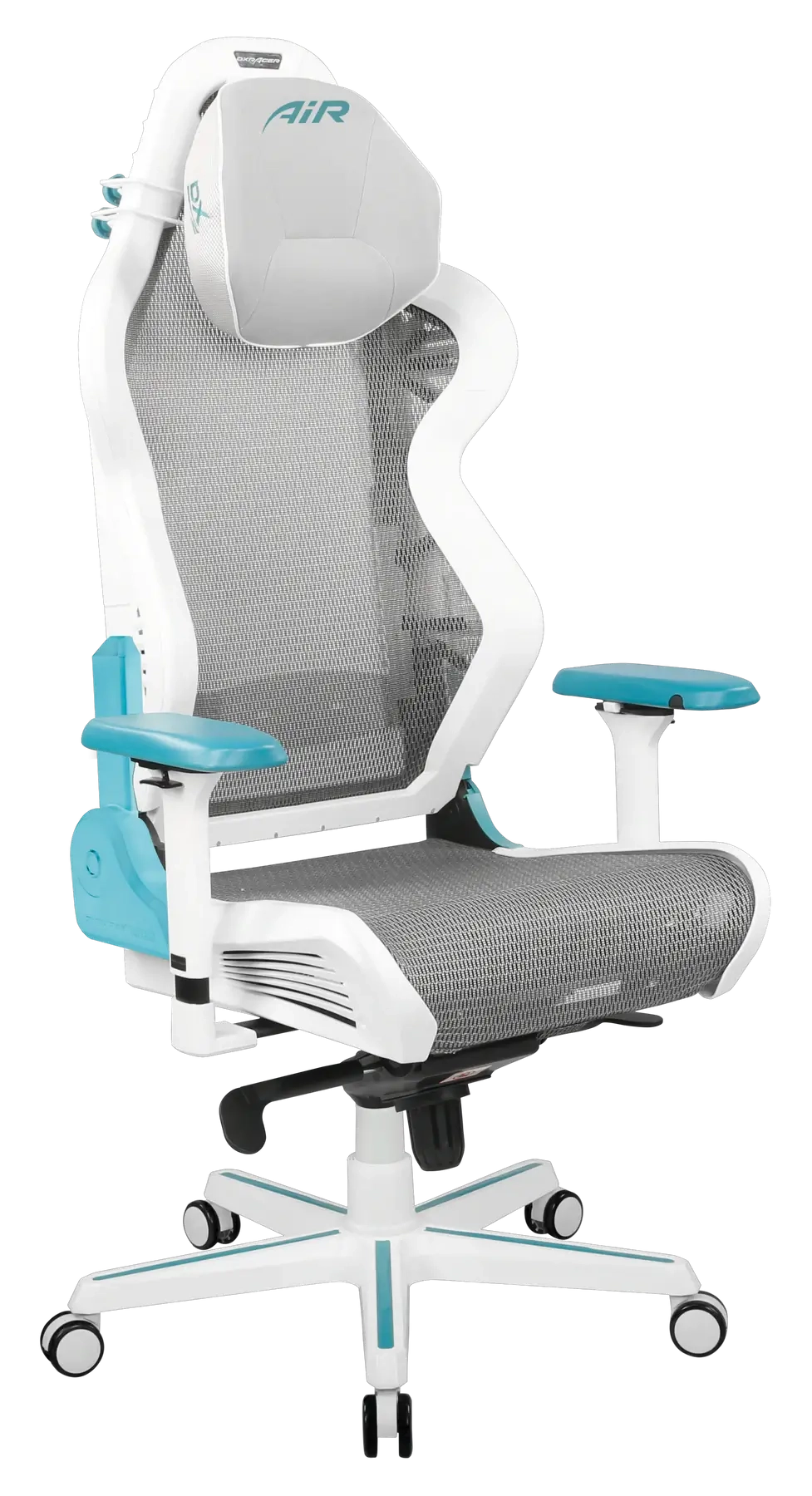 DXRacer Air  Gaming Chair Modular Office Chair - White & Cyan  for sale in Egypt from Games2Egypt