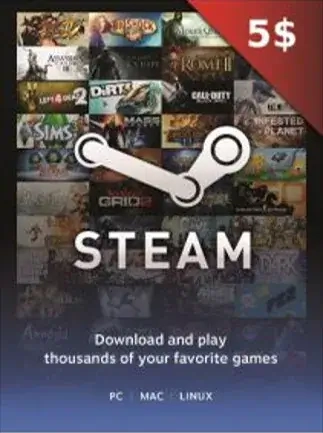 Steam gift card 5$ global Except ( USA - Turkey )  for sale in Egypt from Games2Egypt