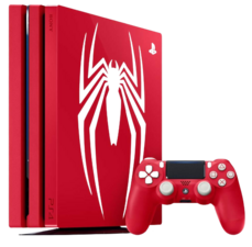 PlayStation 4 Console Pro 1TB Spider-Man limited edition- Used