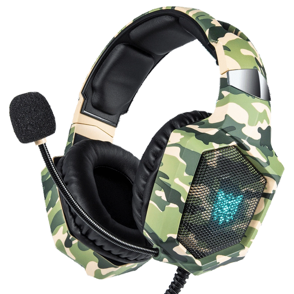 Onikuma K8 Gaming Headphone - Camouflage Green  for sale in Egypt from Games2Egypt