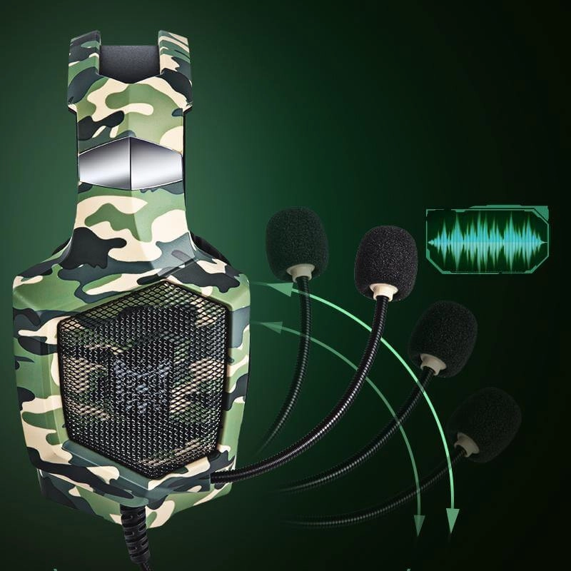 Onikuma K8 Gaming Headphone - Camouflage Green  for sale in Egypt from Games2Egypt