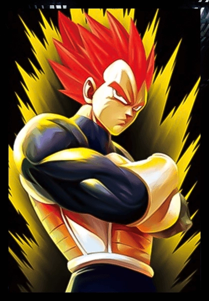 Dragon Ball Super Saiyan 3D Anime Poster   for sale in Egypt from Games2Egypt