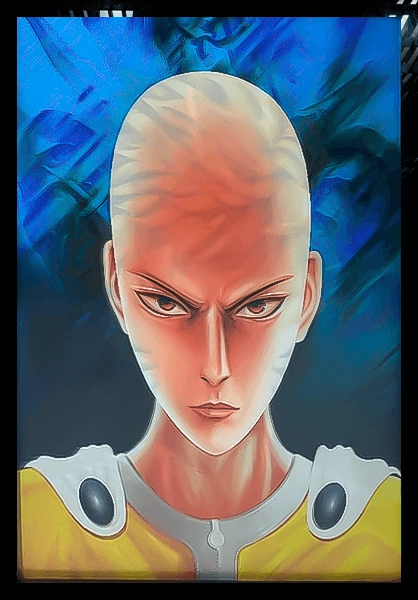 One Punch Man - Saitama / Genos - 3D Anime Poster   for sale in Egypt from Games2Egypt