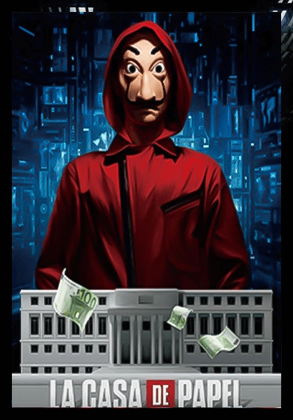 La Casa De Papel - 3D Poster  for sale in Egypt from Games2Egypt