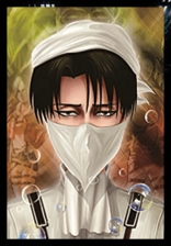 Attack on Titan - Levi Ackerman - 3D Anime Poster   for sale in Egypt from Games2Egypt