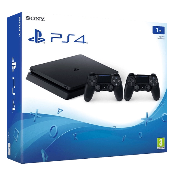 PlayStation 4 Slim 1TB Console + Extra Controller  for sale in Egypt from Games2Egypt