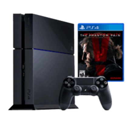 Ps4 Console 500Gb Black + Metal Gear Solid V: The Definitive Experience