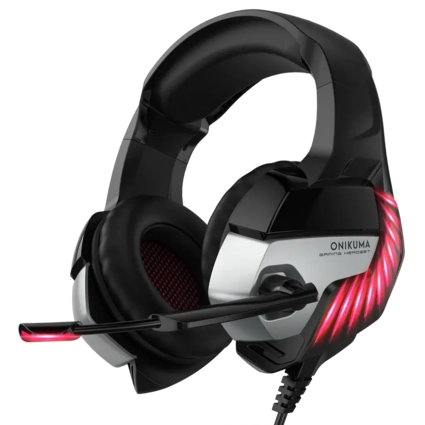 Onikuma Wired K5 Pro Gaming Headset - Red