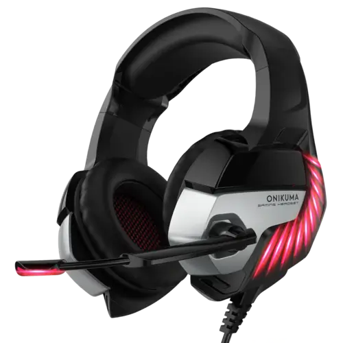 Onikuma Wired K5 Pro Gaming Headset - Red