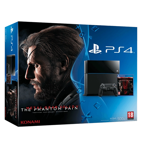 Ps4 Console 500Gb Black + Metal Gear Solid V: The Definitive Experience  for sale in Egypt from Games2Egypt