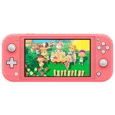 Nintendo Switch Lite Console - Coral - Animal Crossing