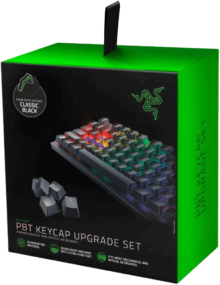 Razer PBT Keycap Upgrade Set - Classic Black   for sale in Egypt from Games2Egypt