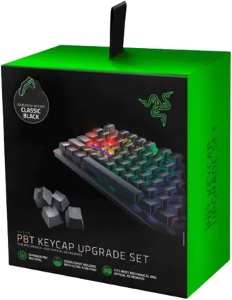 Razer PBT Keycap Upgrade Set - Classic Black 