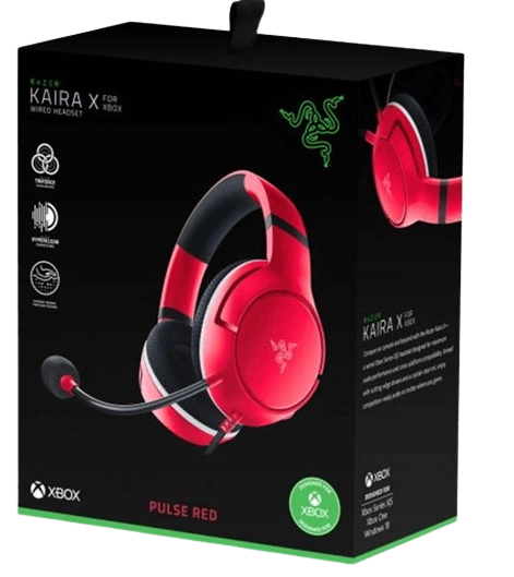 Razer Kaira X Gaming Headphone for Xbox - Pulse Red  for sale in Egypt from Games2Egypt