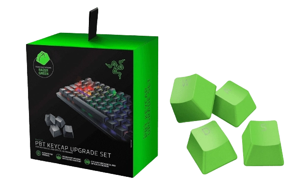 Razer PBT Keycap Upgrade Set - Razer Green - Us/Uk  for sale in Egypt from Games2Egypt