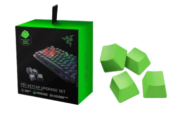 Razer PBT Keycap Upgrade Set - Razer Green - Us/Uk -  for sale in Egypt from Games2Egypt