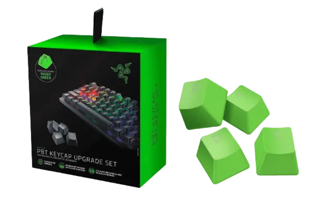 Razer PBT Keycap Upgrade Set - Razer Green - Us/Uk