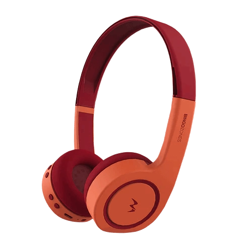 Bingozones Bingostyle B18 Bluetooth Headphone - Orange (Coral)  for sale in Egypt from Games2Egypt