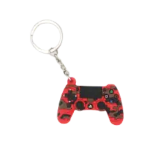 Keychain Medal PS4 Controller - Red Camou