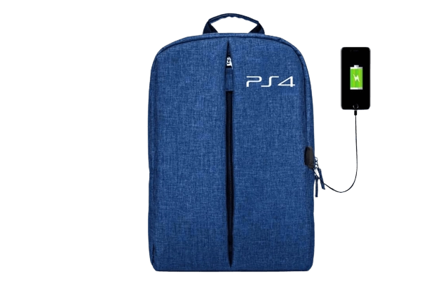 BackPack Bag For PS4 Game Console Storage - Blue  for sale in Egypt from Games2Egypt